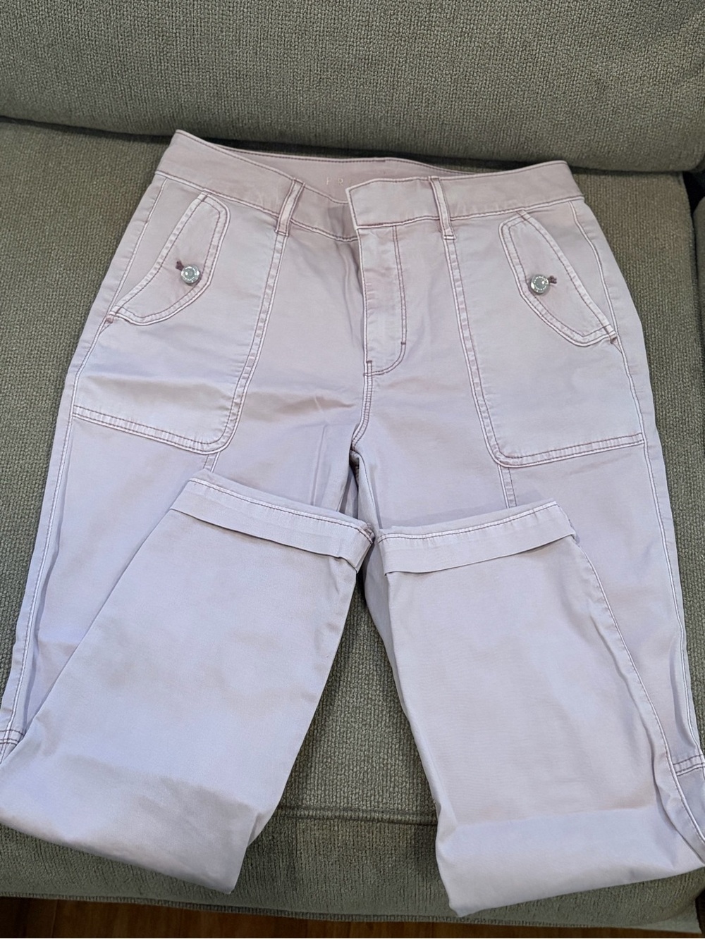 White House Black Market Light Lavender Utility Joggers